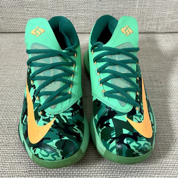 Nike Zoom 6 Sneakers, Kevin Durant, Easter Green Camo, 2014, 599424-303, Men's 8 - Picture 1 of 8